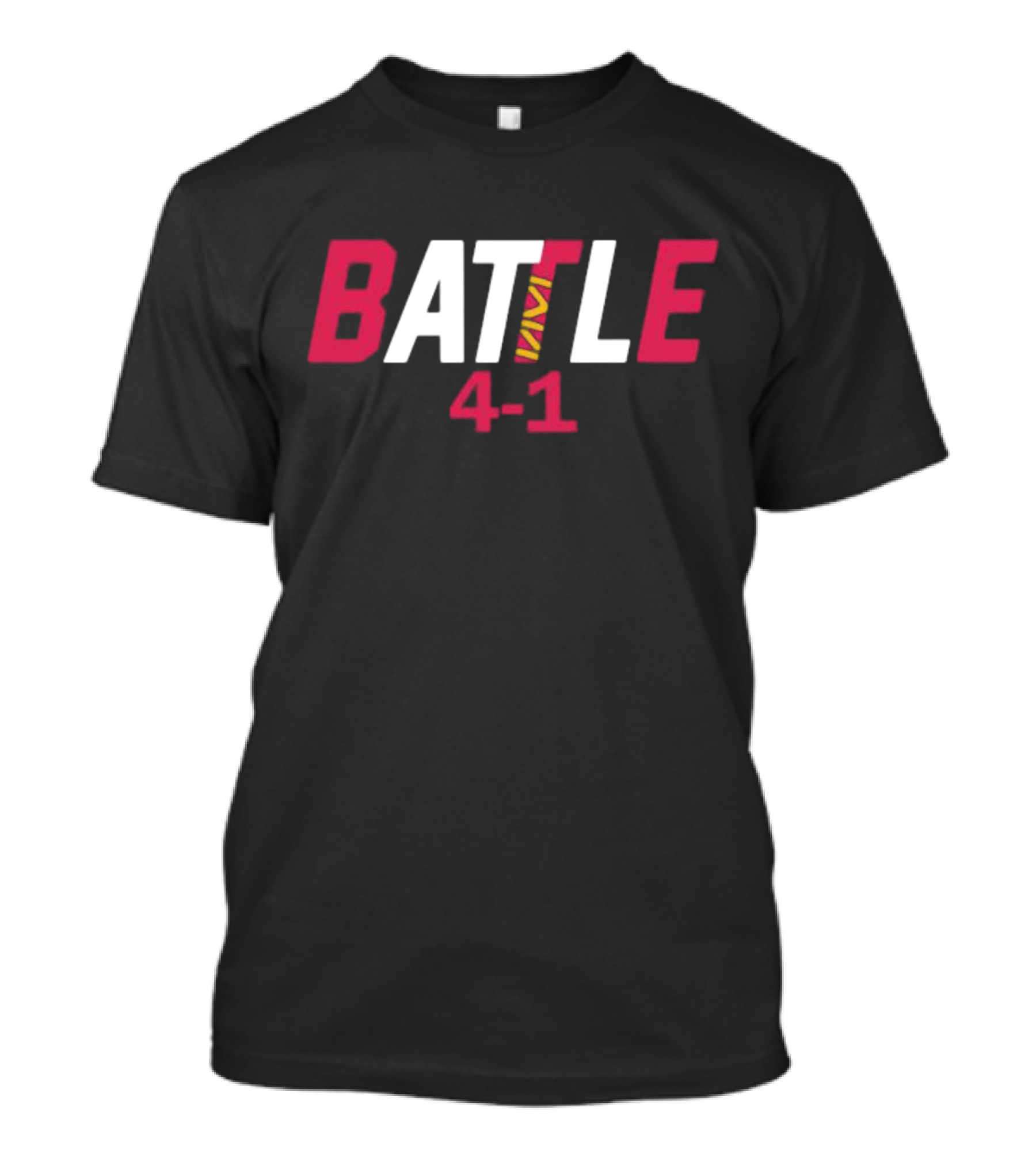 Battle Braves 4-1 Phillies T-Shirt