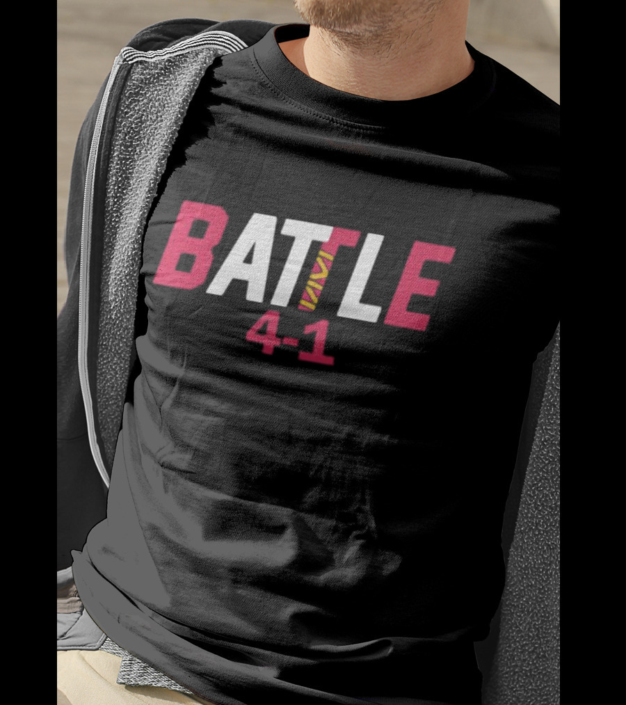 Battle Braves 4-1 Phillies T-Shirt