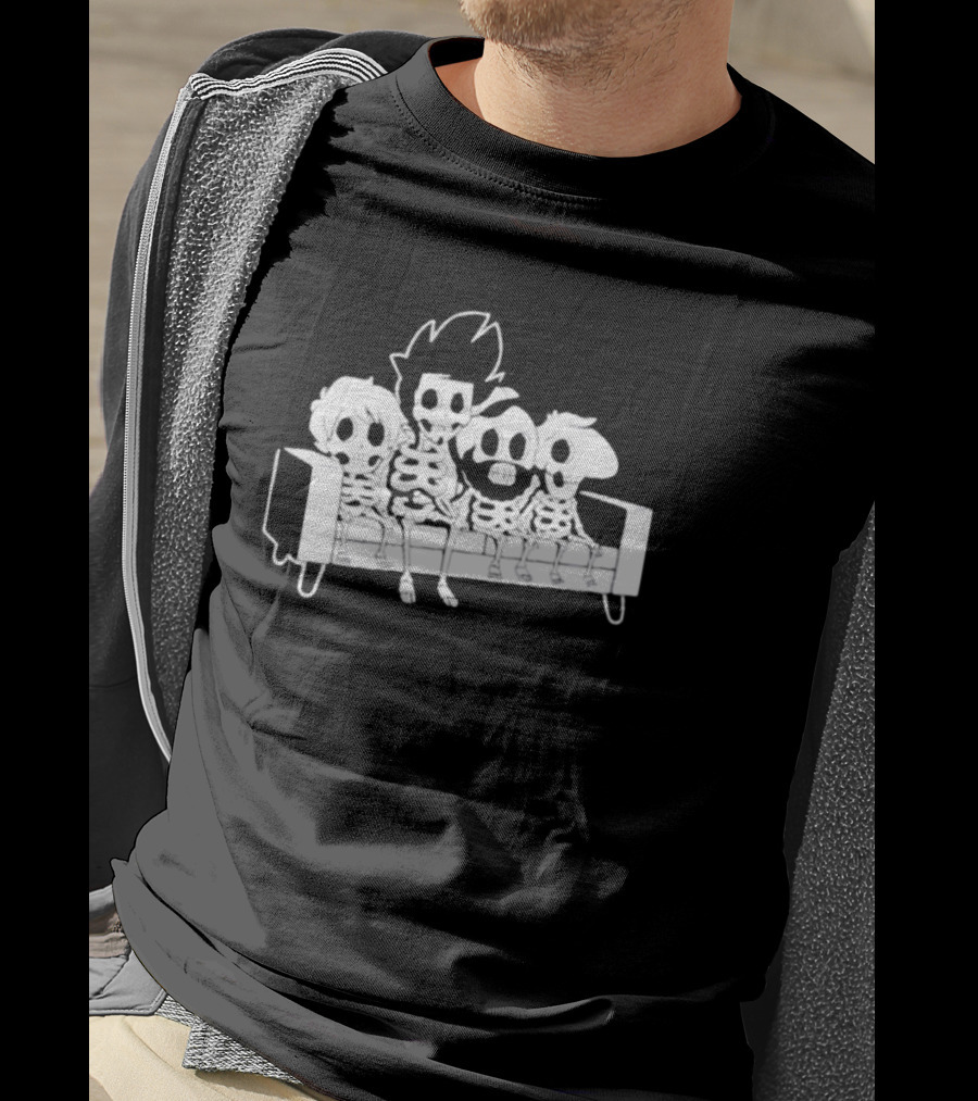 Oneyplays Boney Plays Couch Boys Skeleton Friends T-Shirt