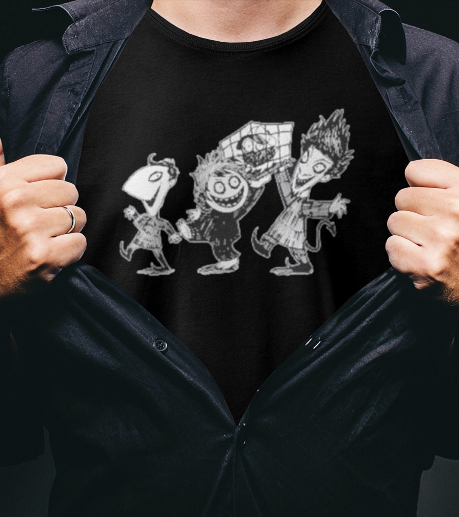 Oneyplays Nightmare Before Oney Halloween Characters T-Shirt