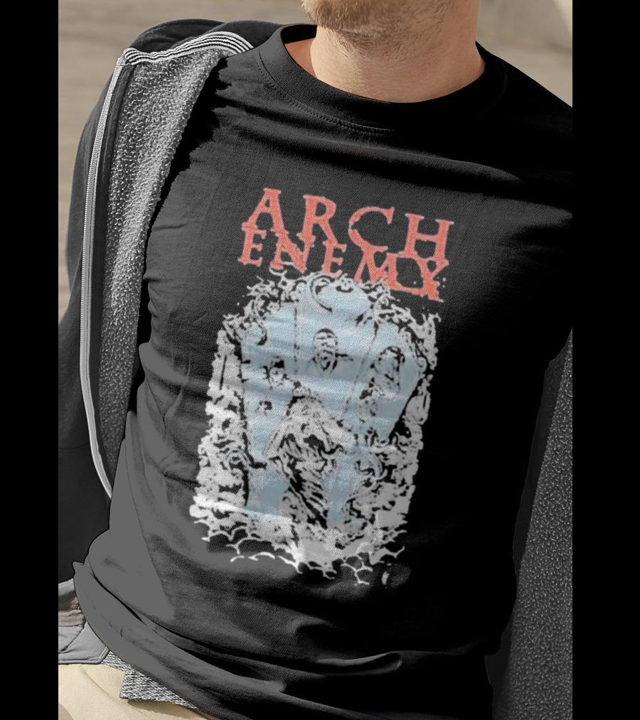 Rebellion Republic Merch Featuring Arch Enemy Mirror T-Shirt