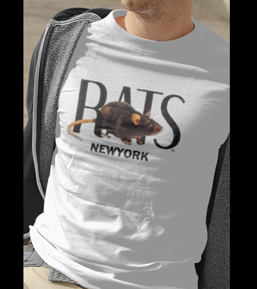 At The Moment X Highsnobiety New York Rats Graphic Rat Image T-Shirt