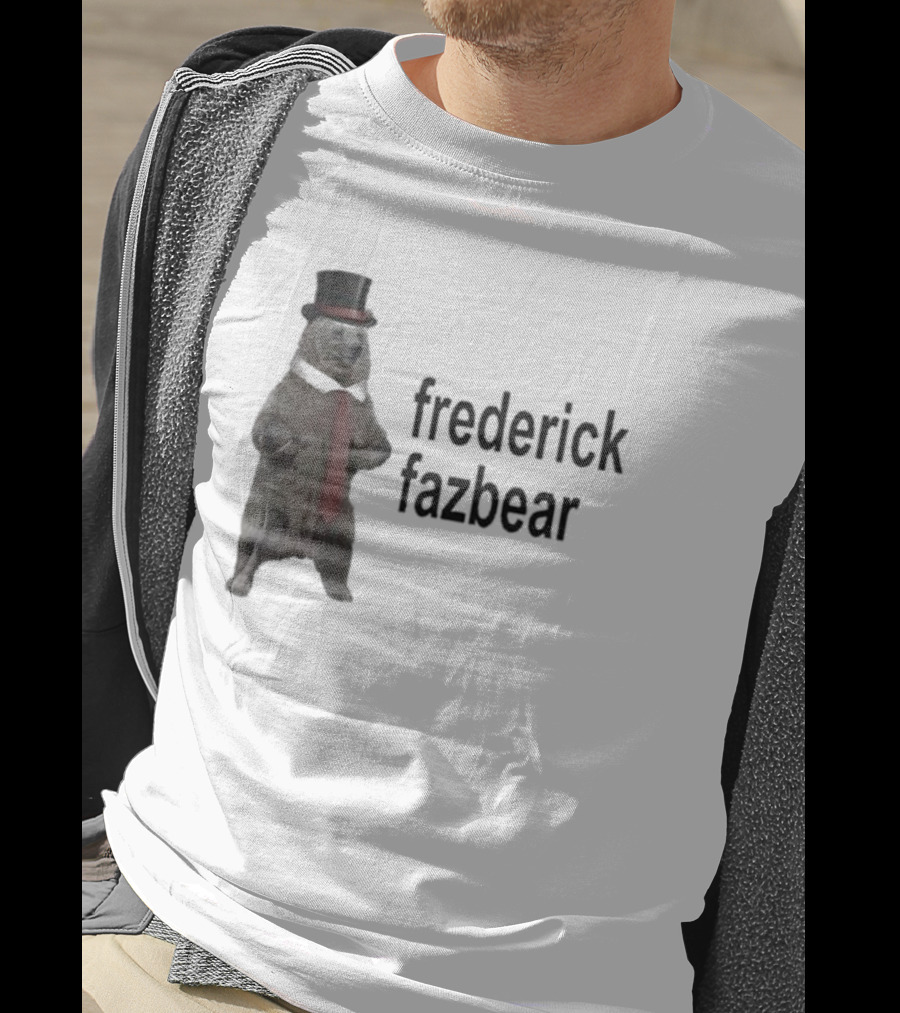 Frederick Fazbear With Top Hat And Red Tie T-Shirt