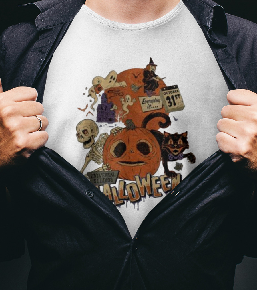 Universal Studios Halloween October 31st Everyday Is Halloween T-Shirt