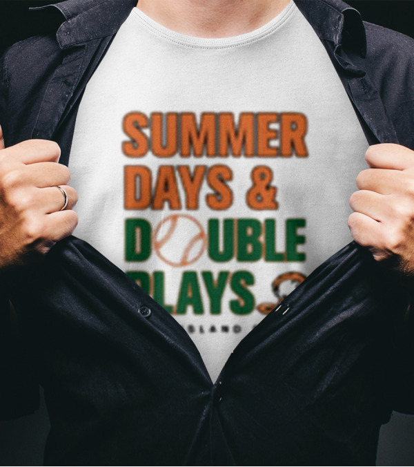 Summer Days And Double Plays Long Island Ducks North Division Championship Series T-Shirt
