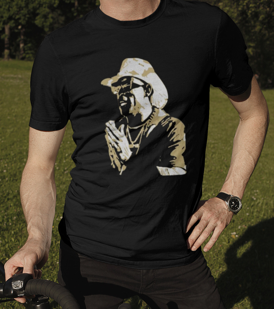 Deion Sanders Coach Prime Colorado Football Fan Iconic Cowboy Hat Clapping T-Shirt