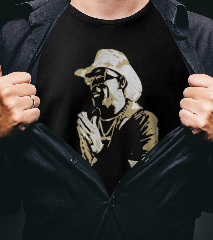 Deion Sanders Coach Prime Colorado Football Fan Iconic Cowboy Hat Clapping T-Shirt