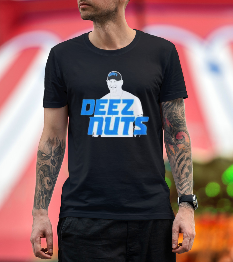 Dan Campbell Deez Nuts Detroit Lions Fan T-Shirt