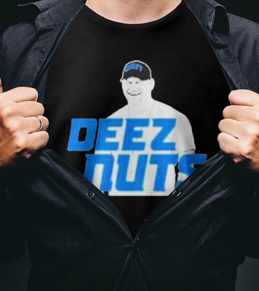 Dan Campbell Deez Nuts Detroit Lions Fan T-Shirt