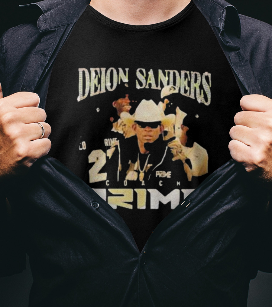 Deion Sanders Coach Prime 21 Football Legend Iconic T-Shirt