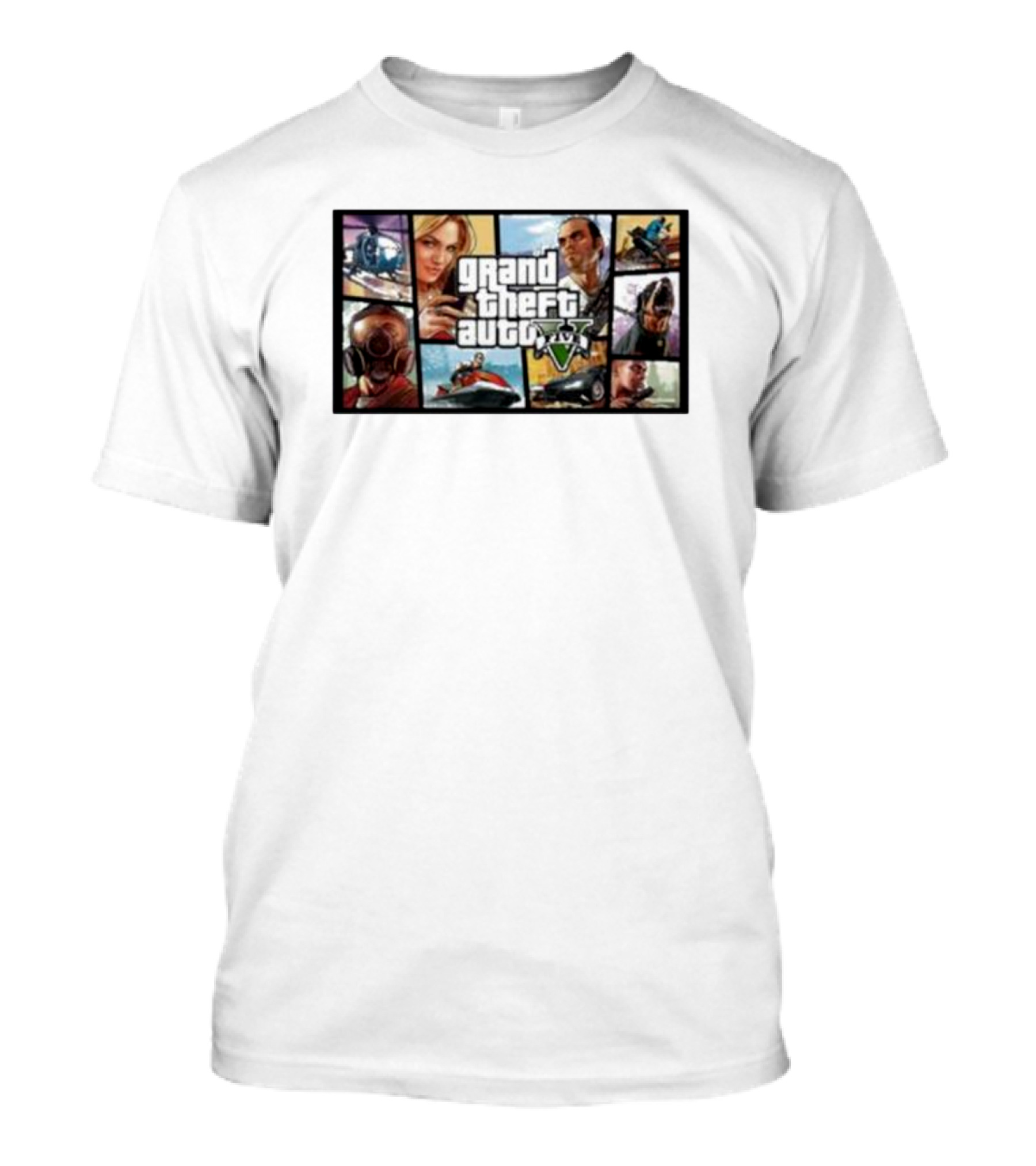 Grand Theft Auto 5 Character Montage T-Shirt