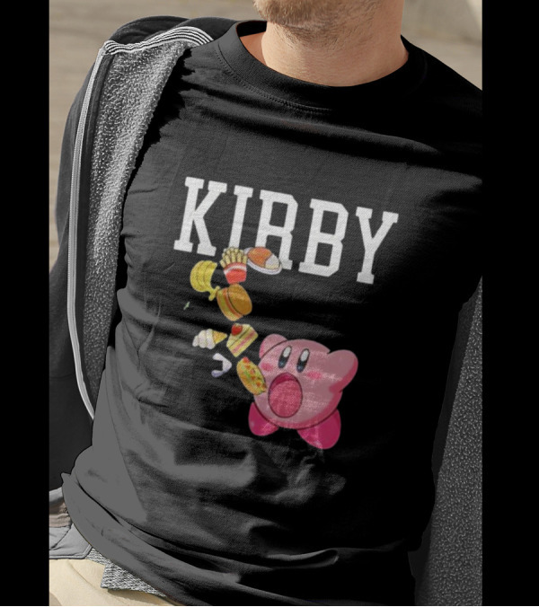 KIRBY Inhales Iconic Food For Power Up T-Shirt