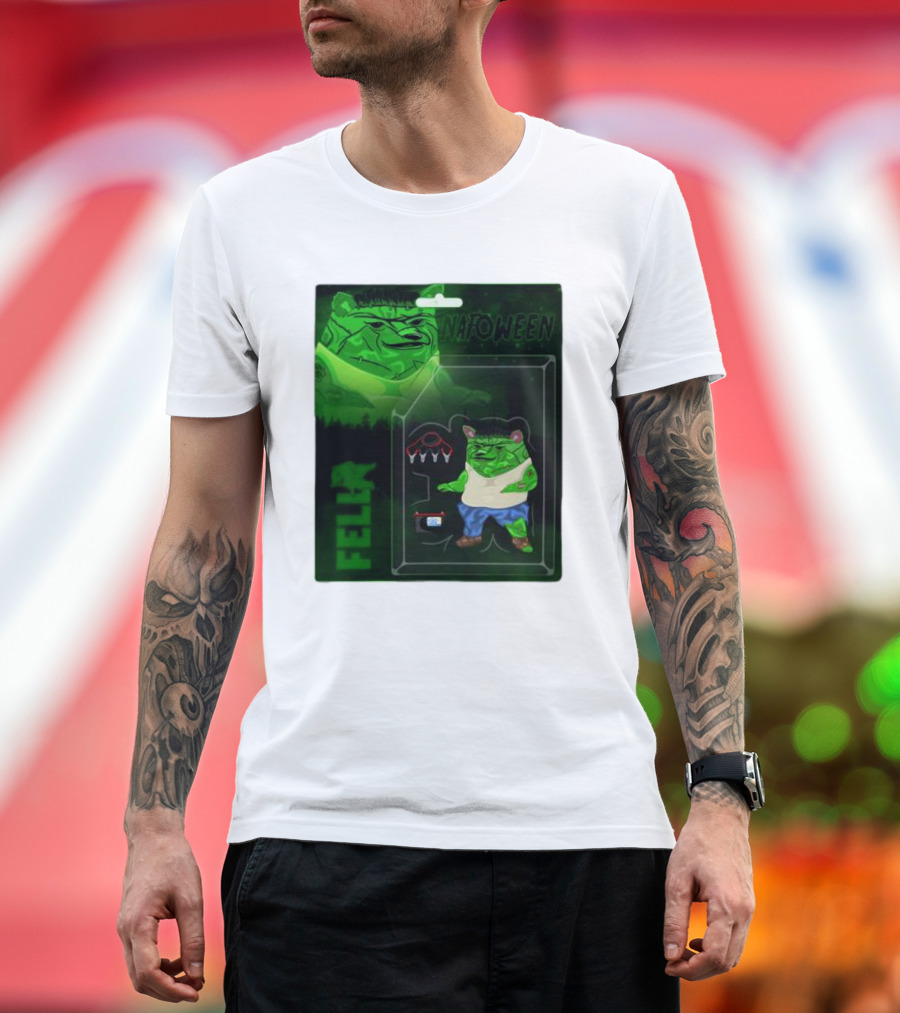 NATOween Fella Organization Hulk Action Figure T-Shirt