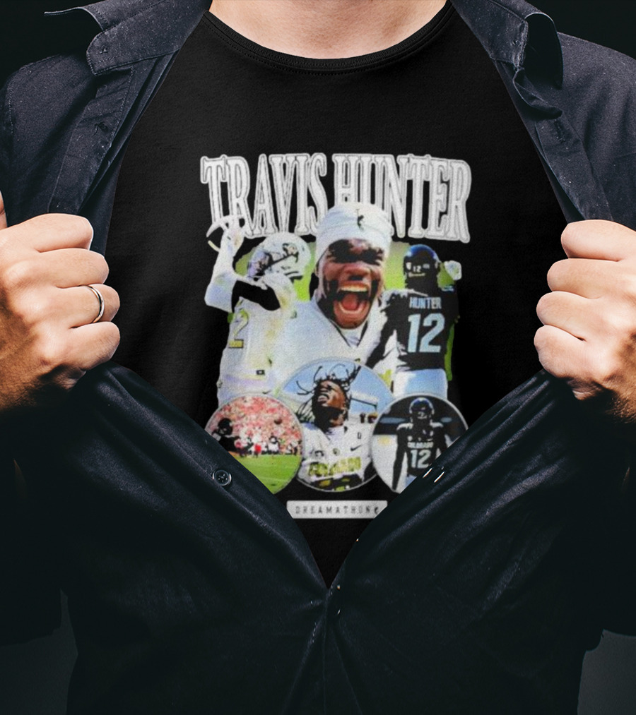 Travis Hunter Football Dreamathon Performance Highlights T-Shirt