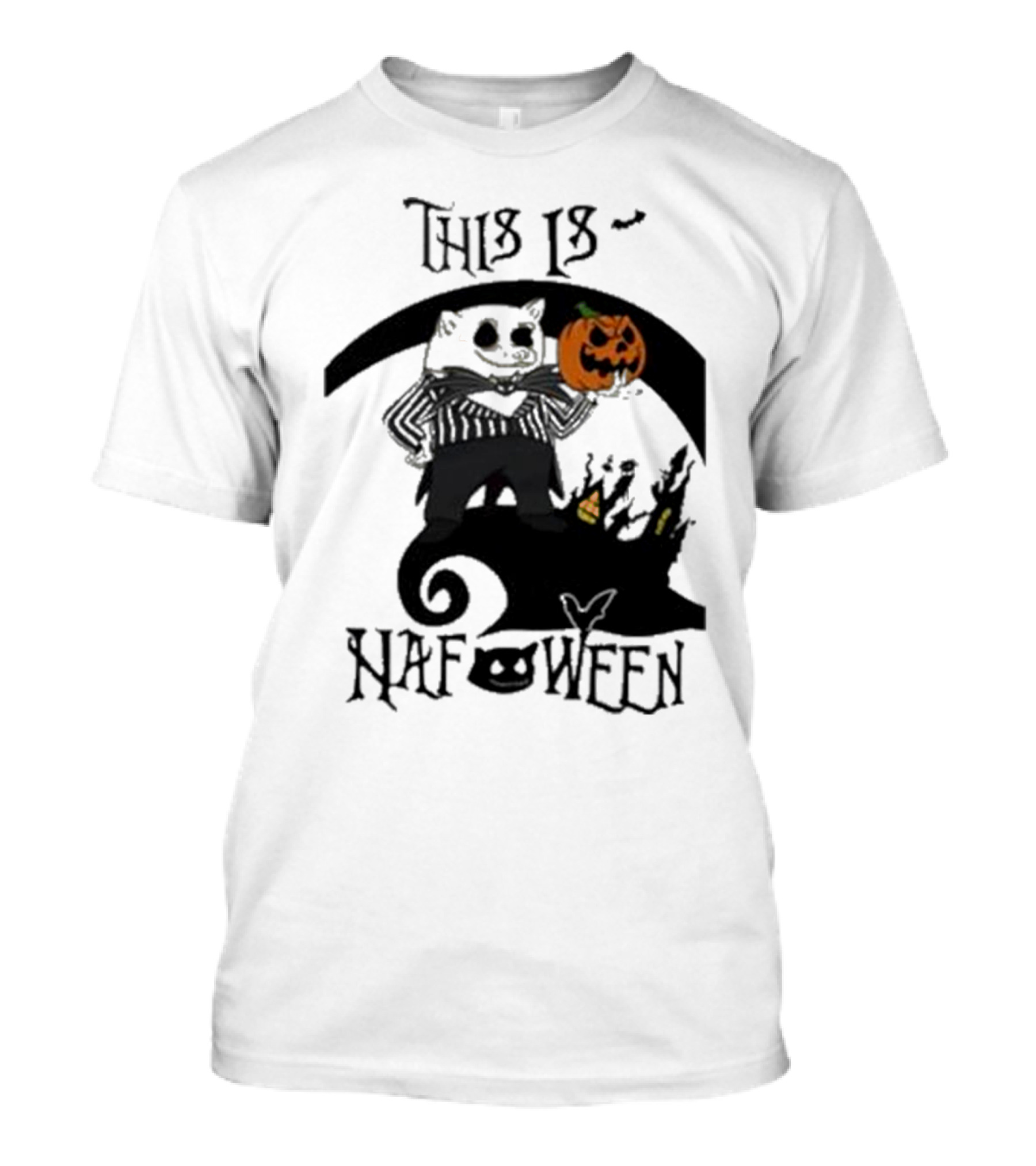 This Is Nafoween Halloween Nafo Pumpkin Character T-Shirt