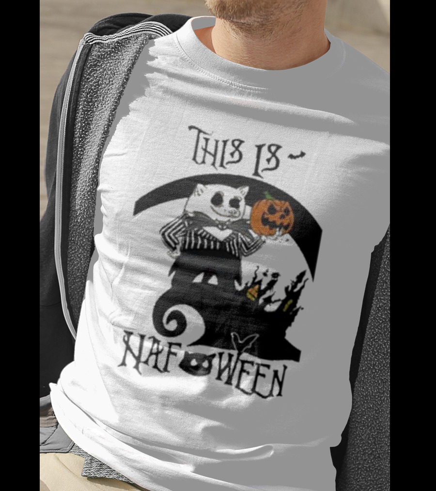This Is Nafoween Halloween Nafo Pumpkin Character T-Shirt