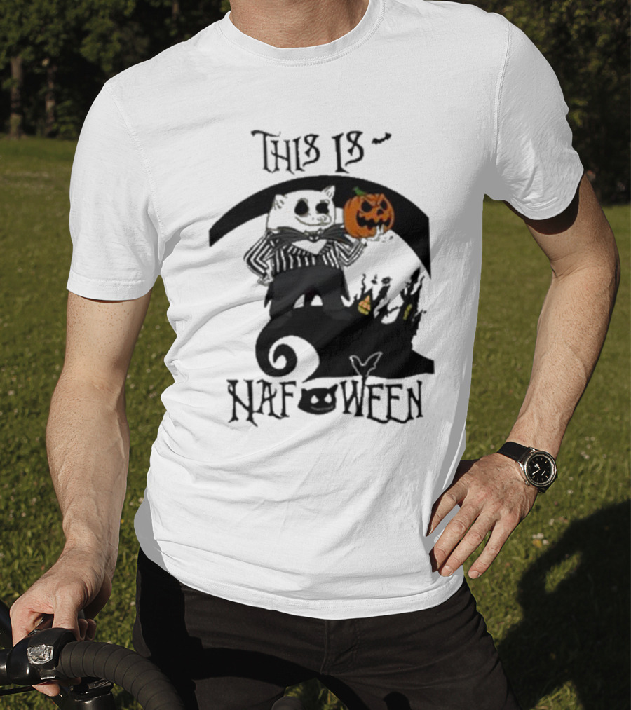 This Is Nafoween Halloween Nafo Pumpkin Character T-Shirt