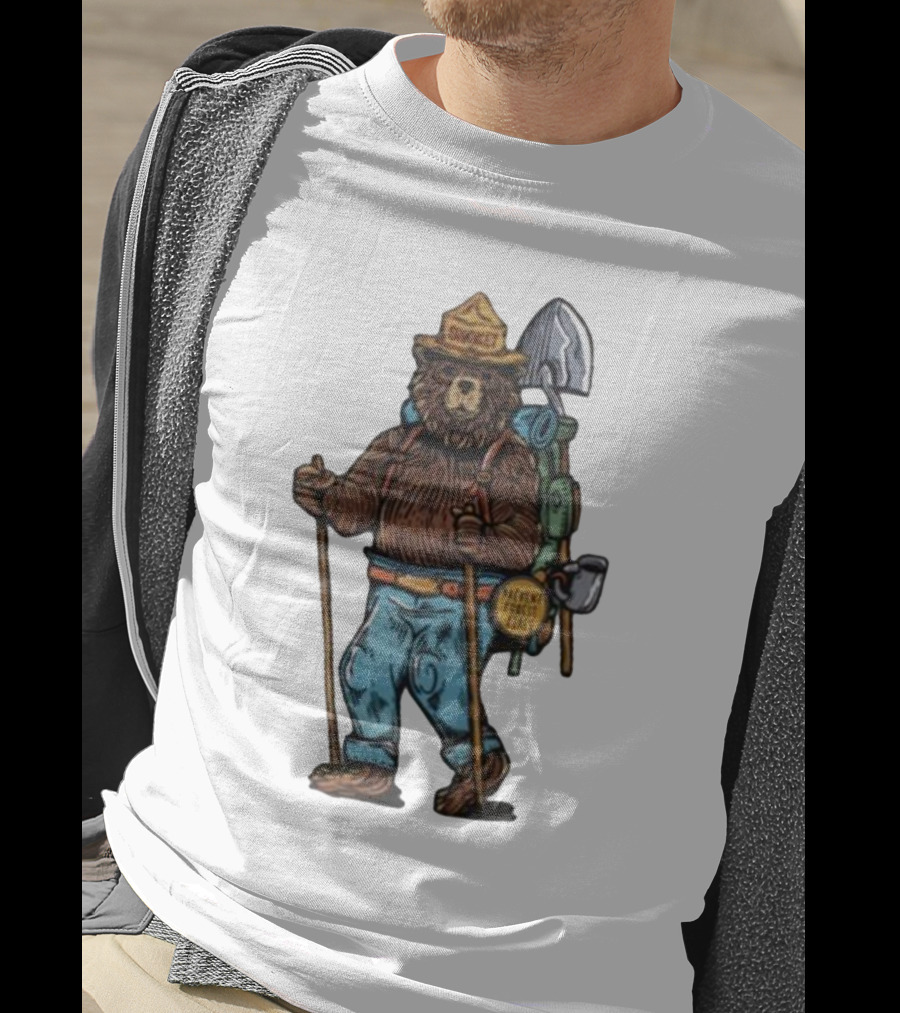 Smokey Bear Prevent Forest Fires Cartoon T-Shirt