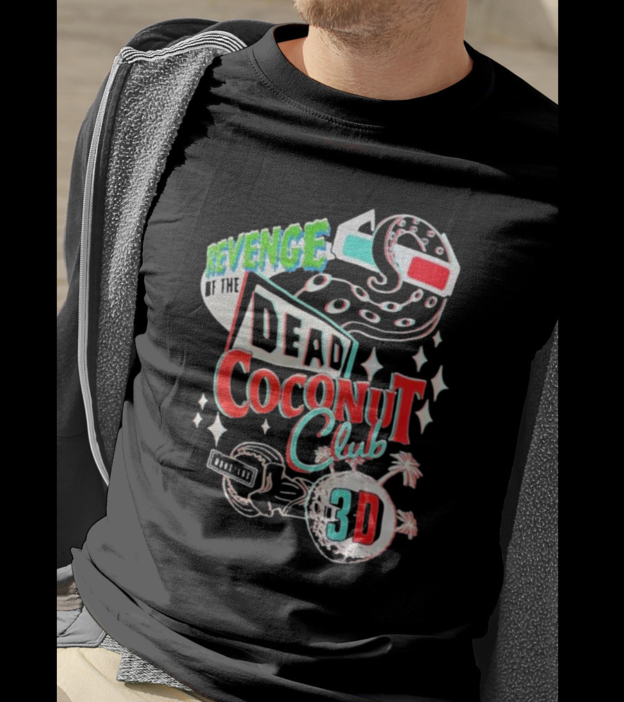Universal Orlando Resort Revenge Of The Dead Coconut Club 3D Adventure T-Shirt
