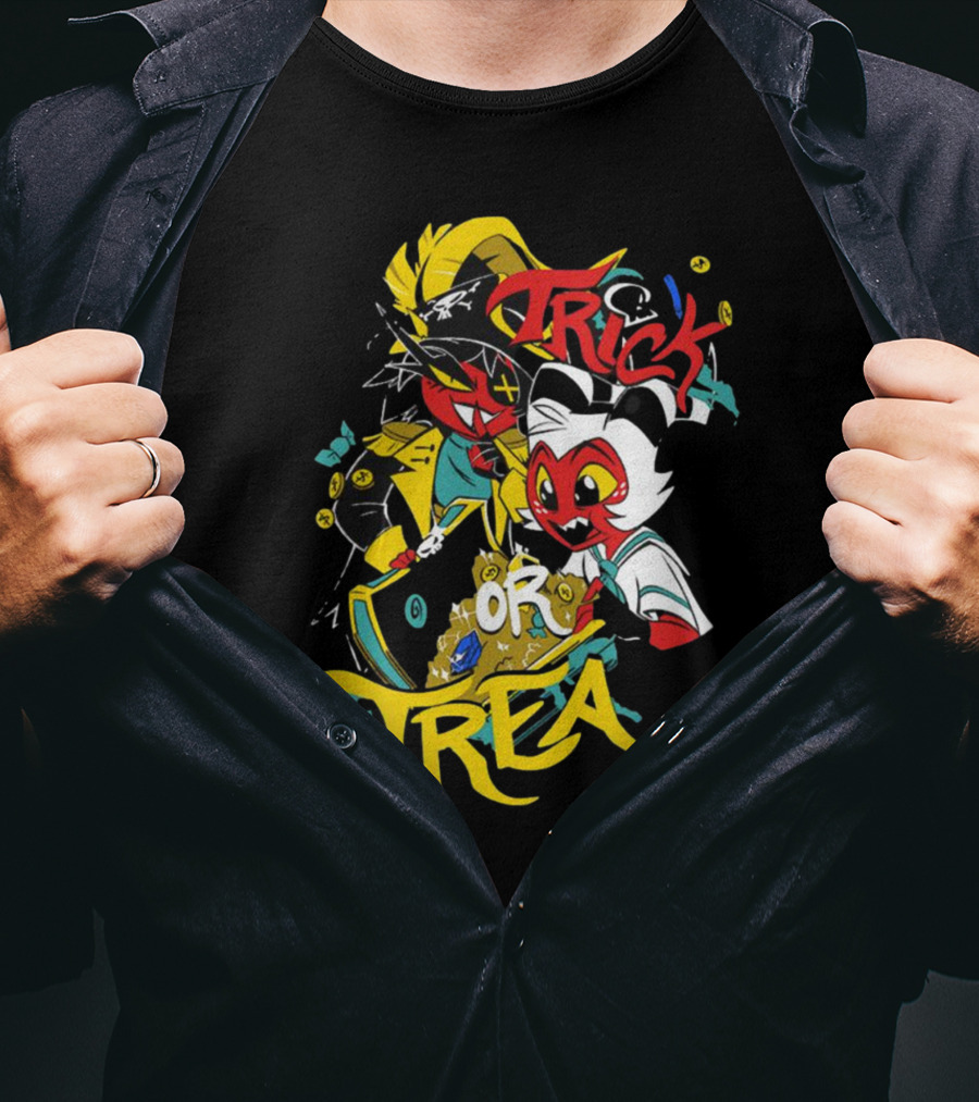 Moxxie Millie Trick Or Treat Halloween Characters T-Shirt