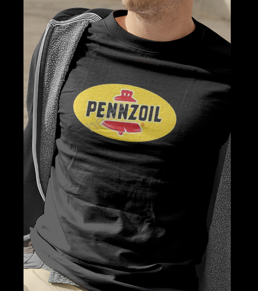 Ryan Blaney Pennzoil Racing Enthusiast Oval T-Shirt