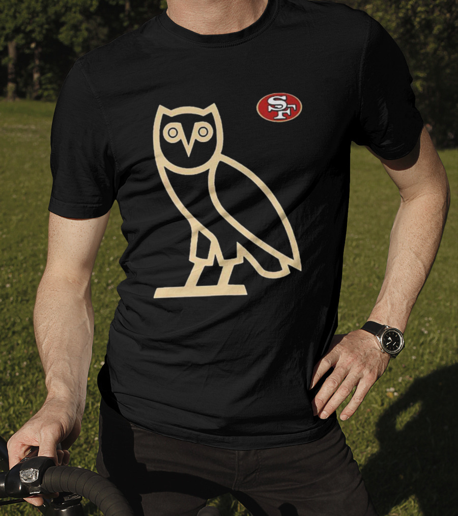 San Francisco 49ers SF Ovo Owl Scarlet T-Shirt