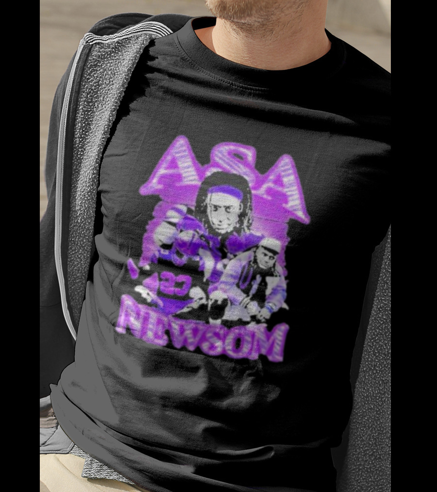 ASA Newsom Vintage Lightweight 23 Football T-Shirt