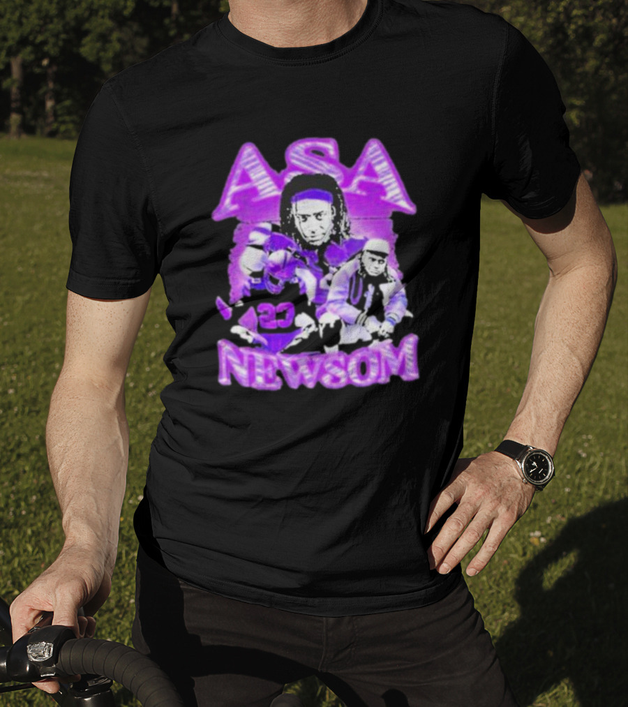 ASA Newsom Vintage Lightweight 23 Football T-Shirt