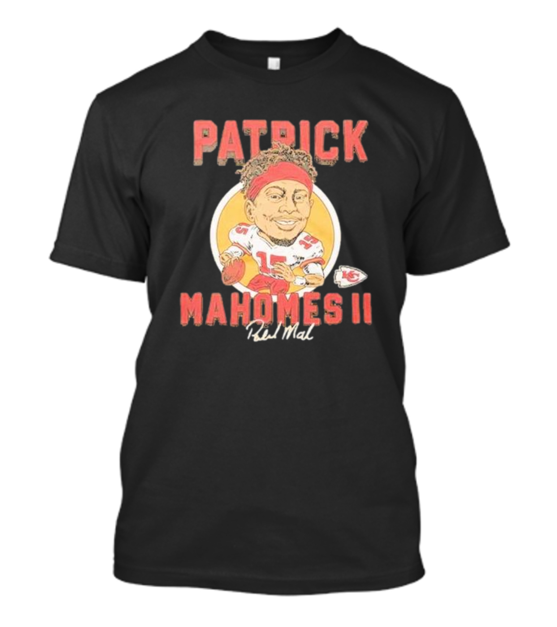 Patrick Mahomes II Red Mal Chiefs Signature T-Shirt