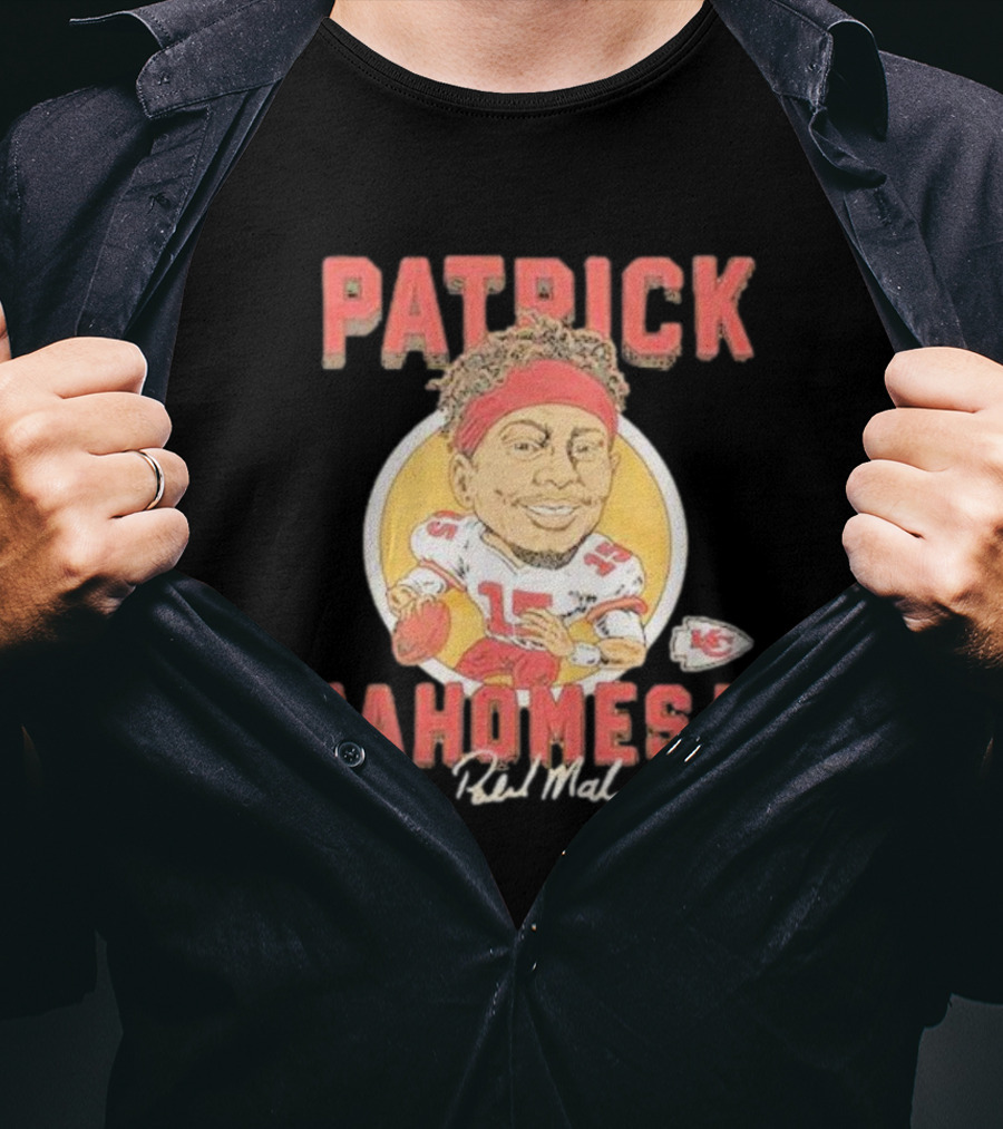 Patrick Mahomes II Red Mal Chiefs Signature T-Shirt