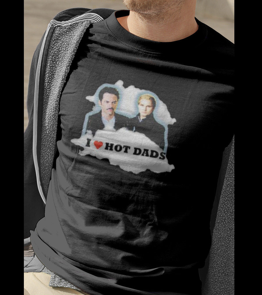 I Heart Hot Dads With Actors In Suits T-Shirt