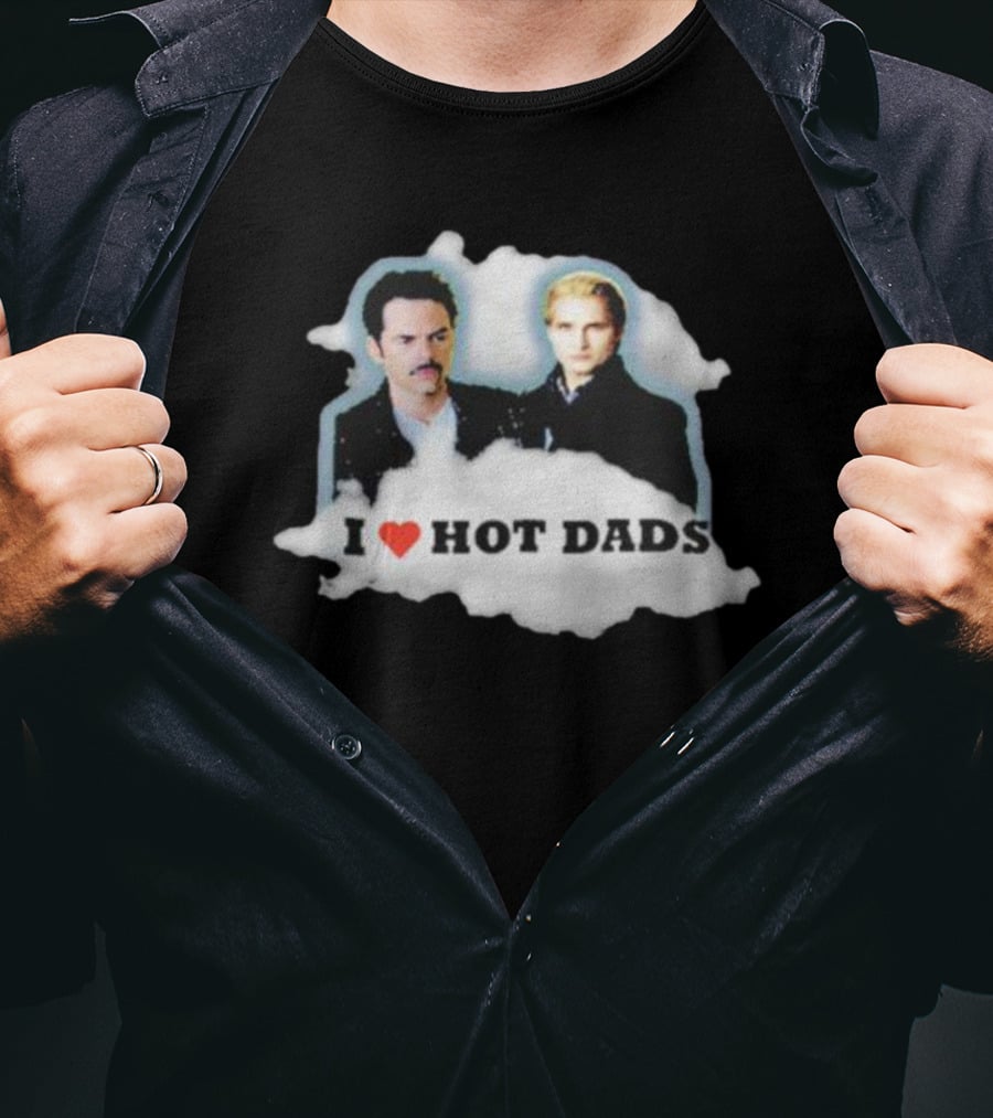 I Heart Hot Dads With Actors In Suits T-Shirt