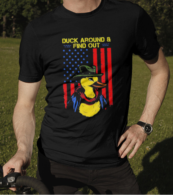 Oregon Duck Around And Find Out Patriotic T-Shirt