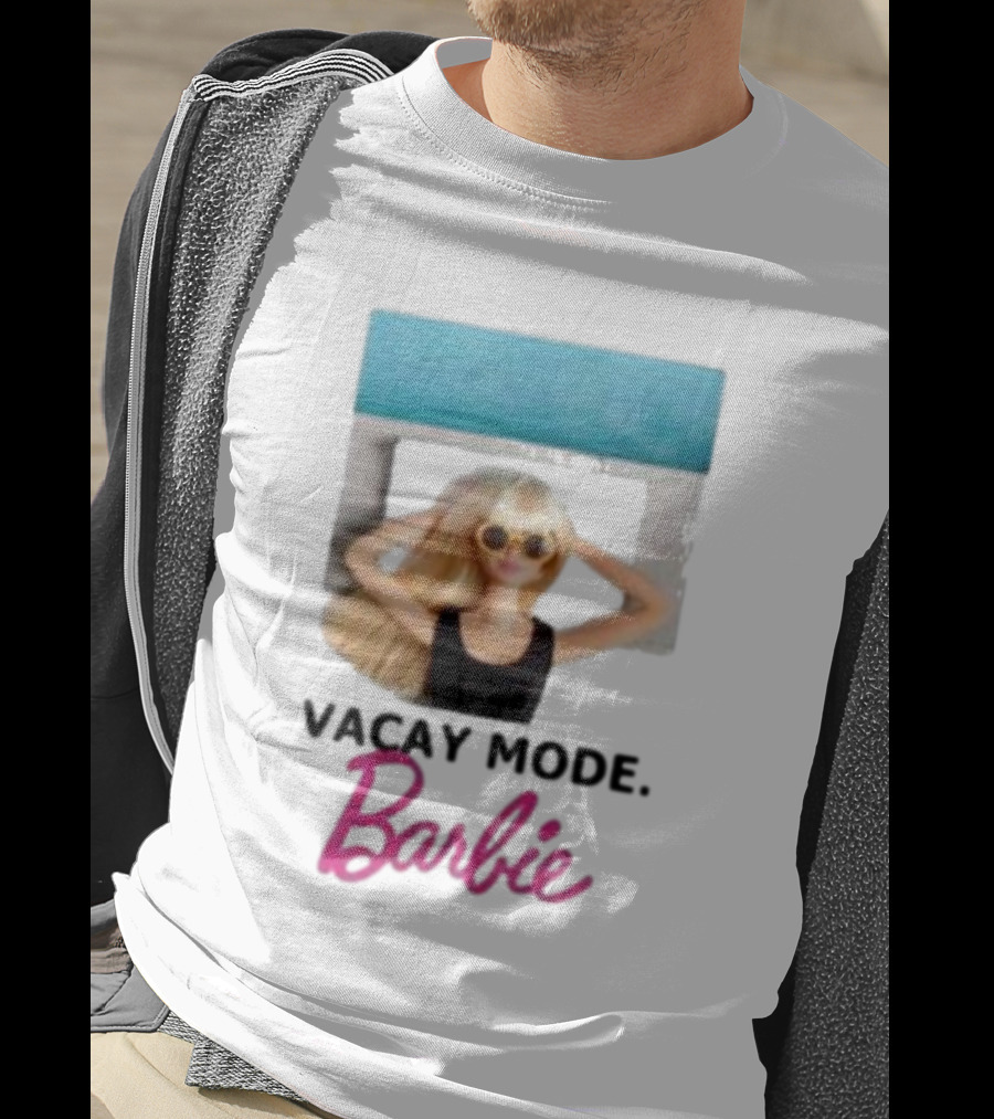 Vacay Mode Barbie Sunglasses Relaxation Scene T-Shirt