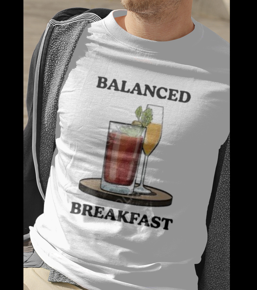 Balanced Breakfast Bloody Mary Mimosa Duo T-Shirt