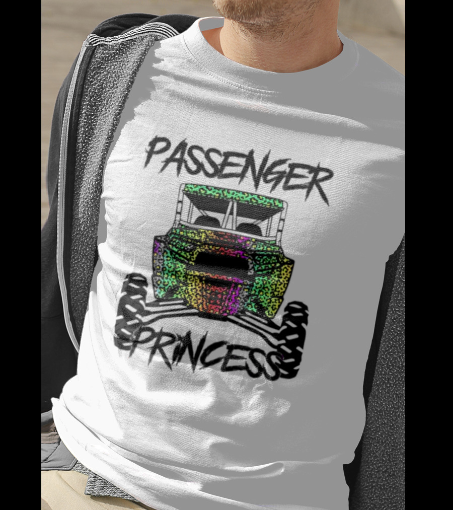 Passenger Princess Colorful Off-Road UTV T-Shirt