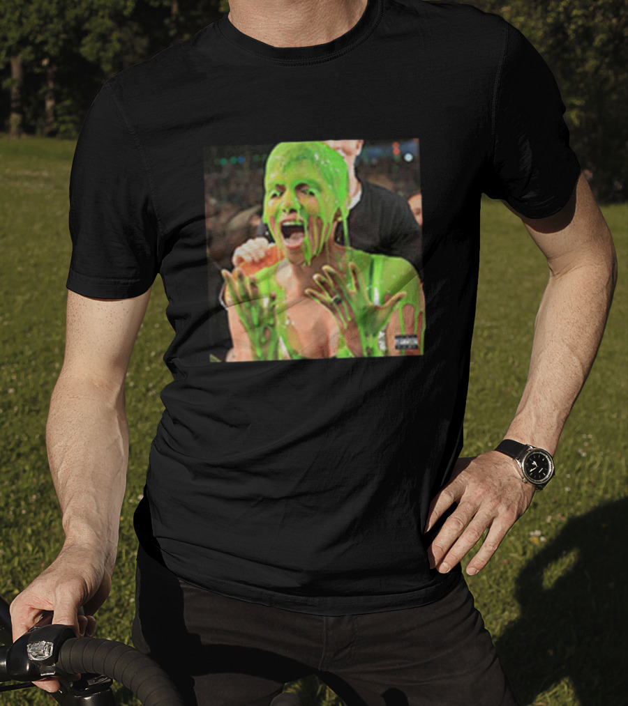 Drake Slime You Out Album Cover Green Slime Woman T-Shirt