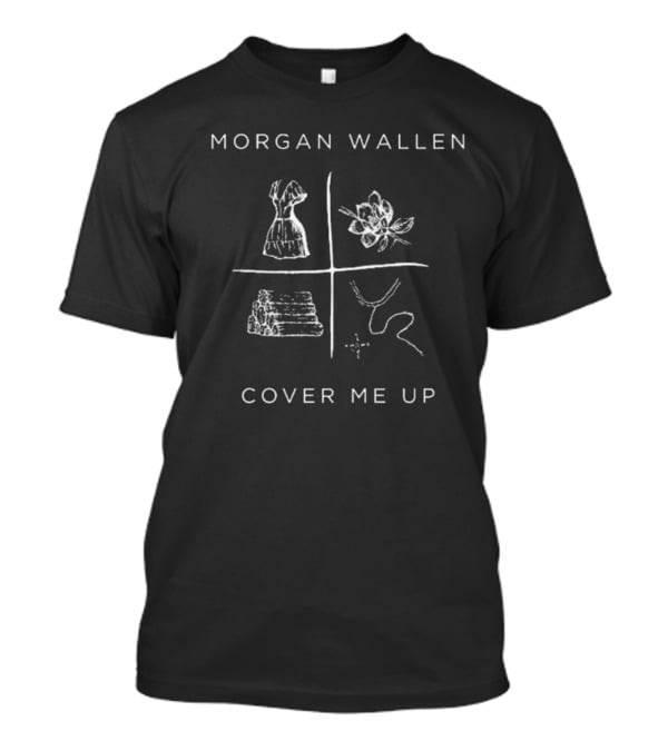 Morgan Wallen Cover Me Up Dress Flower Logs River Quadrants T-Shirt