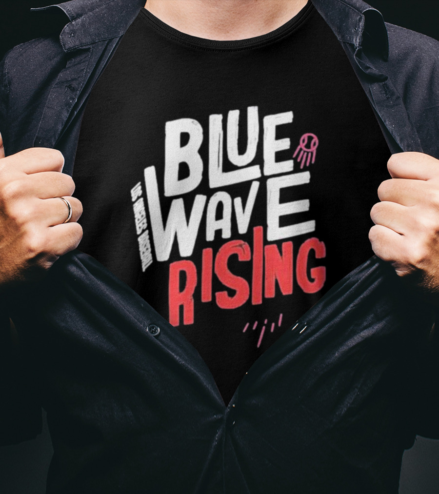 Los Angeles Original Blue Wave Rising T-Shirt