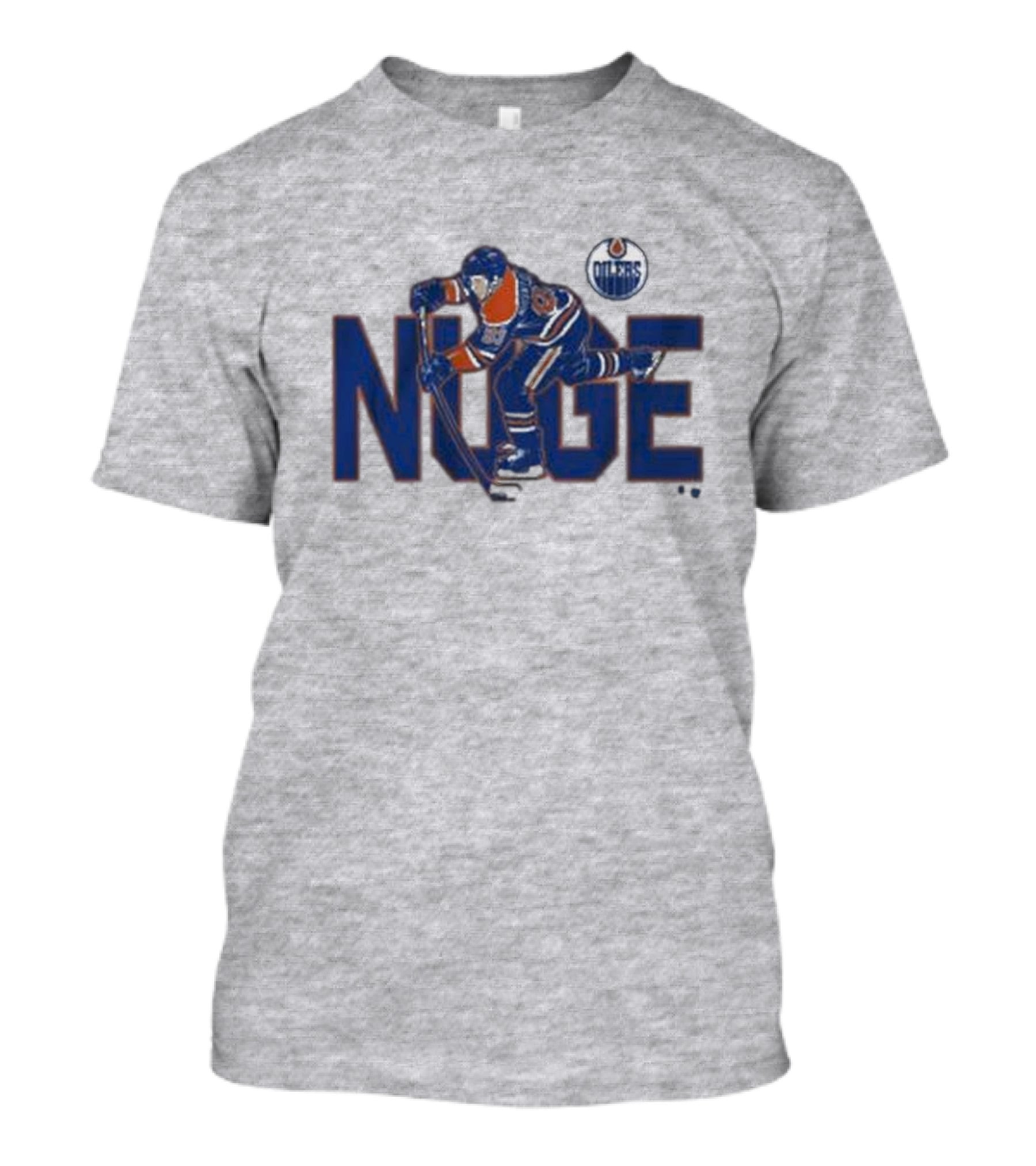 Ryan Nugent-Hopkins Edmonton Oilers NUGE Hockey Player Action T-Shirt
