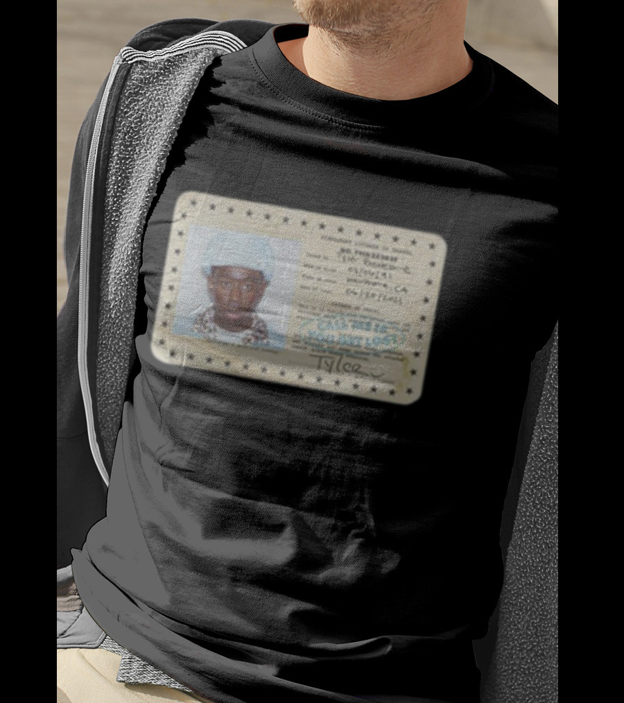 Tyler Call Me If You Get Lost License Card ID With Photograph T-Shirt