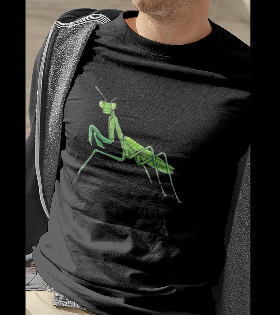 Mantis Cartoon Praying Mantis T-Shirt