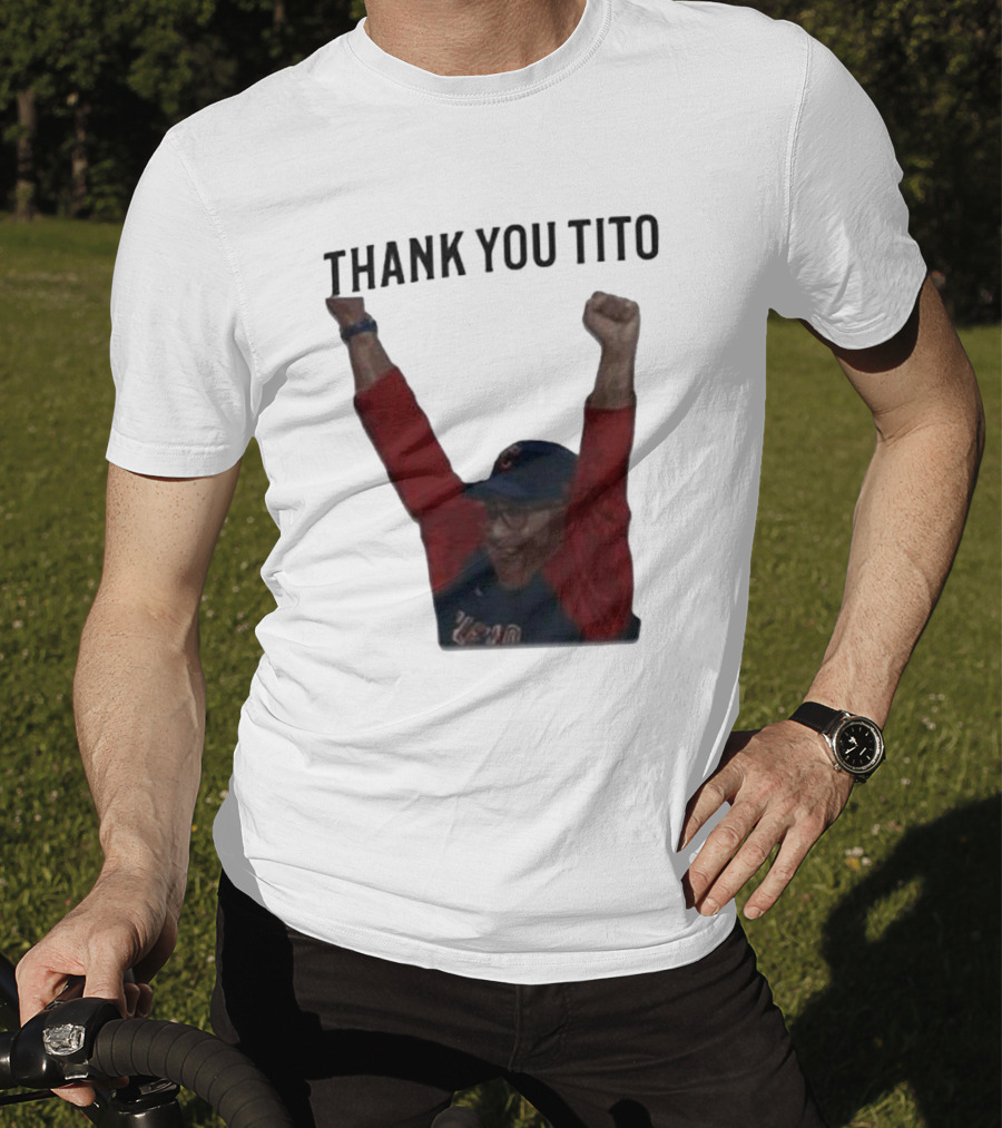 Thank You Tito Guardians Baseball T-Shirt