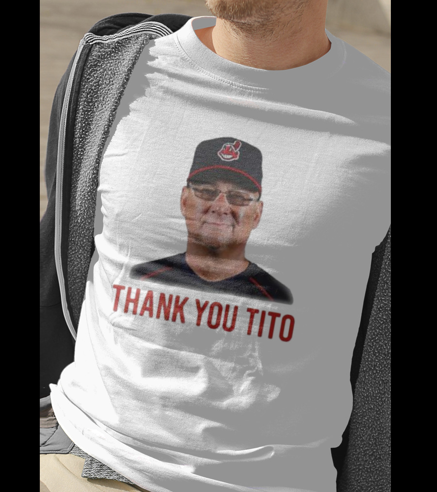 Thank You Tito Terry Francona Farewell Cleveland Indians T-Shirt
