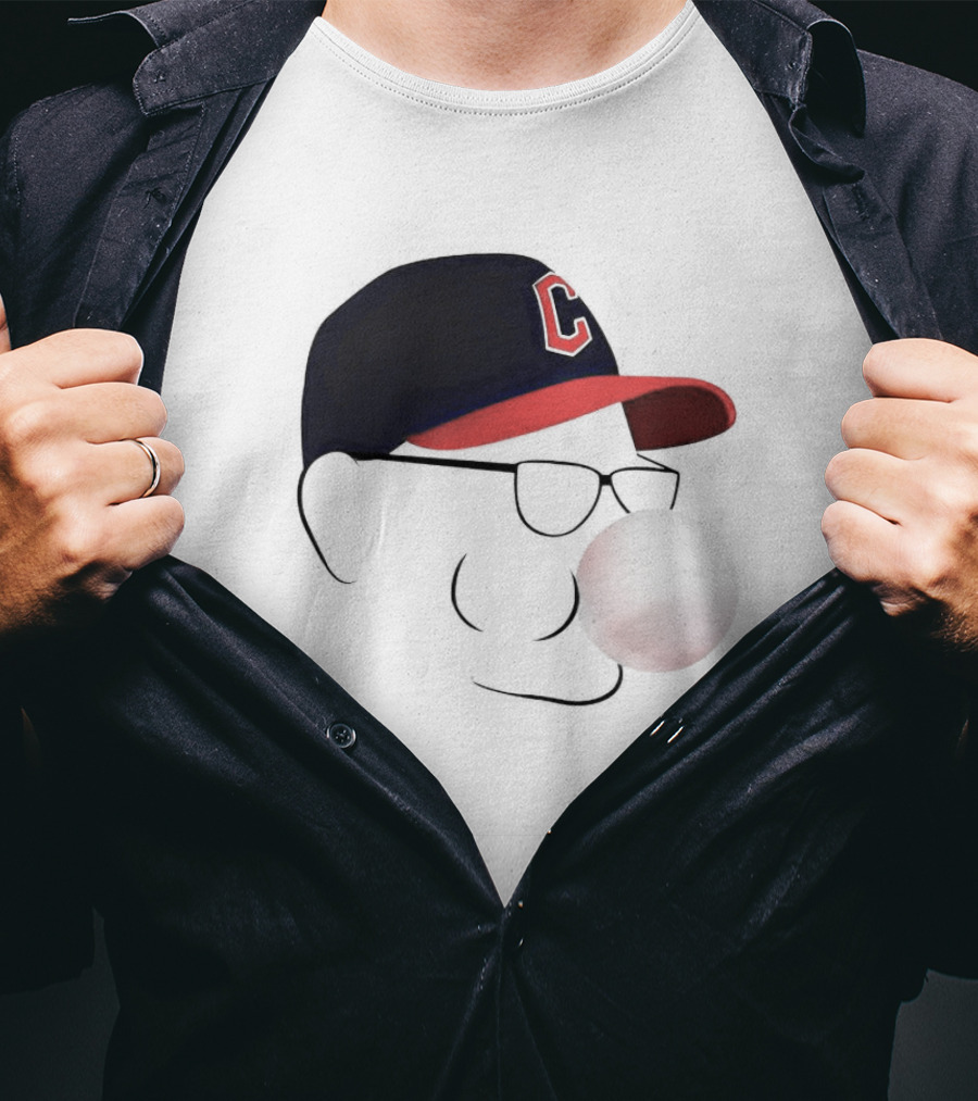 Terry Francona Tito Bubblegum C Logo Hat T-Shirt