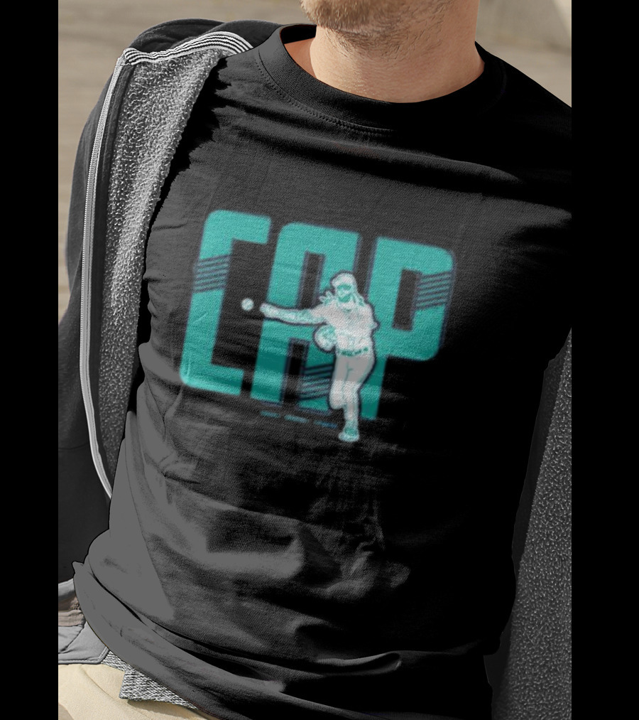 CAP Simply Seattle Sports Baseball Pitcher T-Shirt