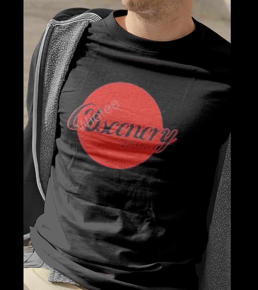 Enjoy Obscenery Queens Red Circle T-Shirt