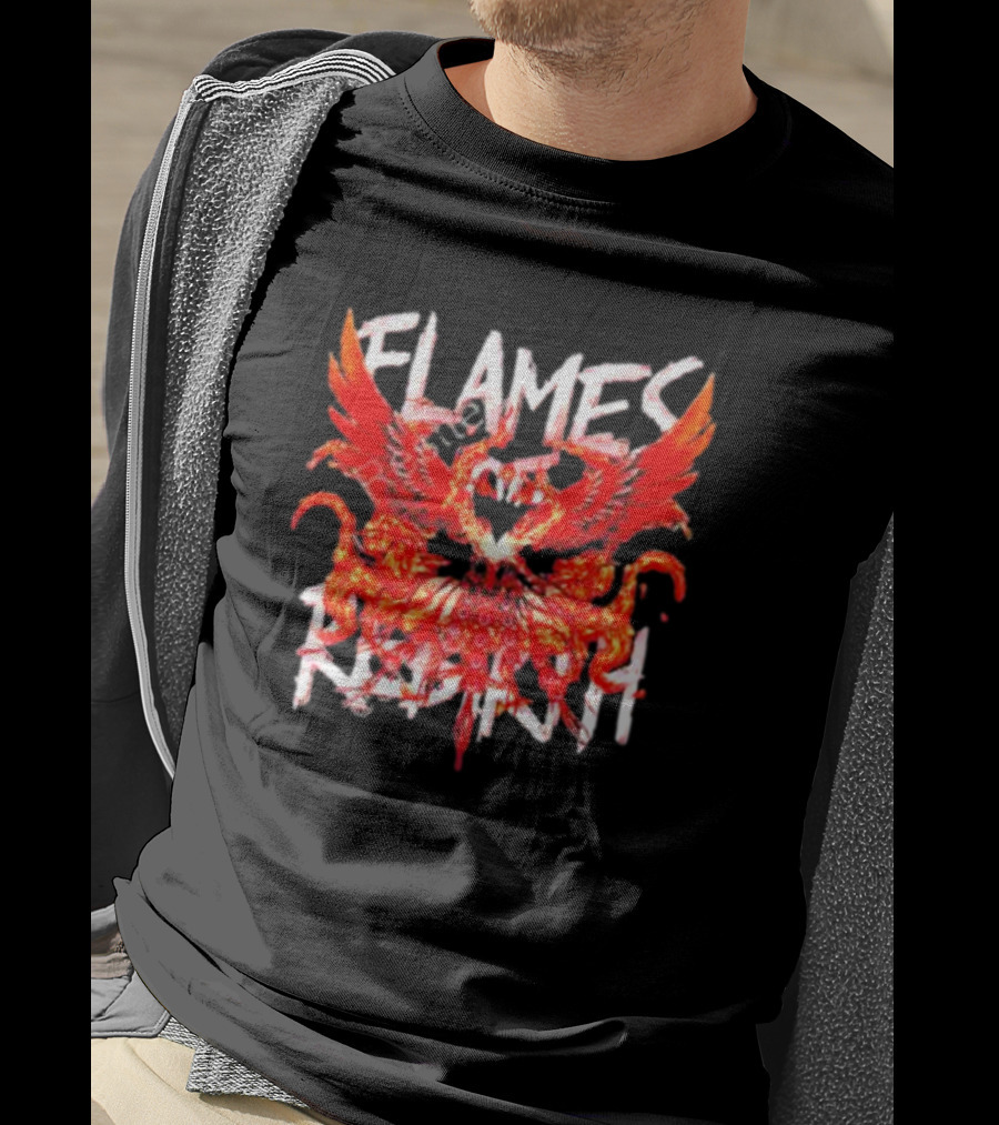Flames Of Rebirth Phoenix Fire T-Shirt
