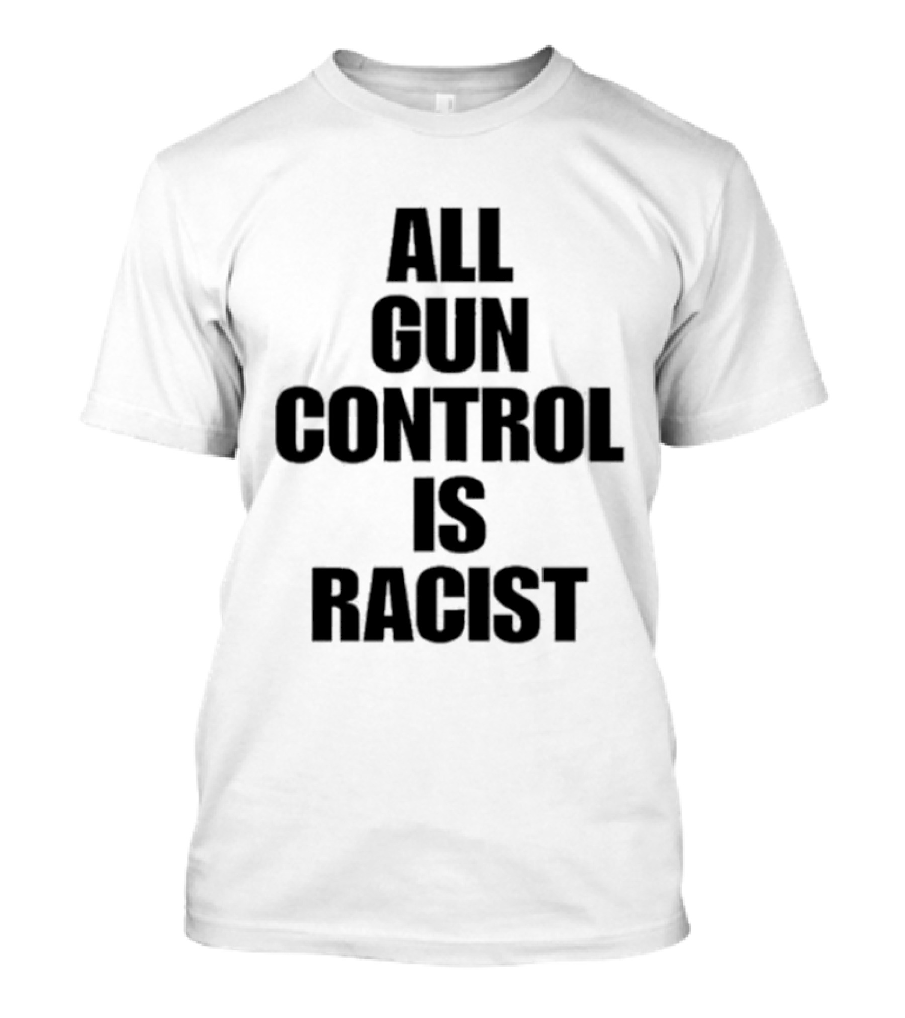 Black Patriot Vet All Gun Control Is Racist T-Shirt