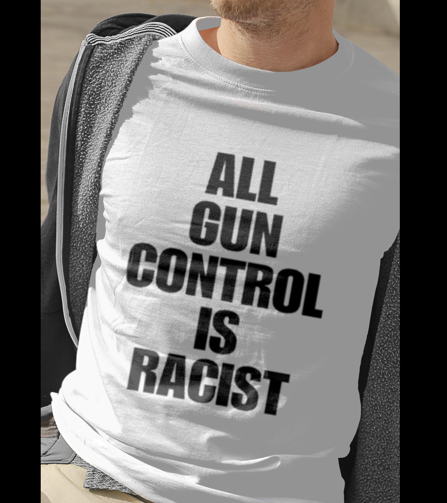 Black Patriot Vet All Gun Control Is Racist T-Shirt